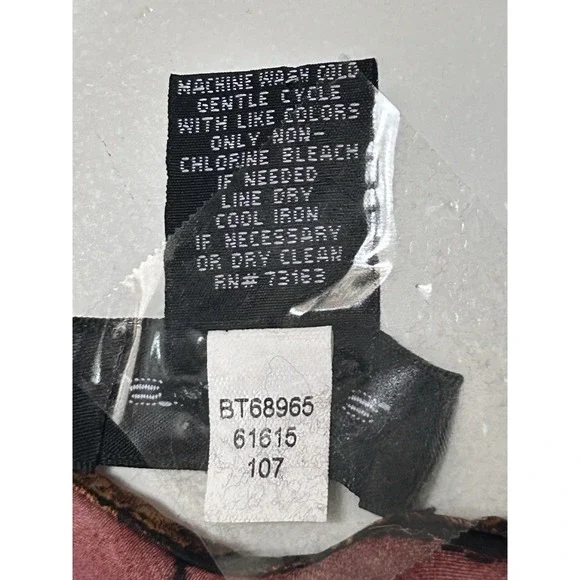 Spense Woman's Cowl Neck tank Romantic Dark Whimsical Satin Dark Floral‎ M - Picture 5 of 9